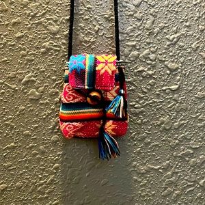 Mexican/southwest necklace coin purse